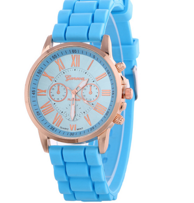 Reloj Geneva de Moda con Diamante para Estudiantes - Tres Ojos - Image 7