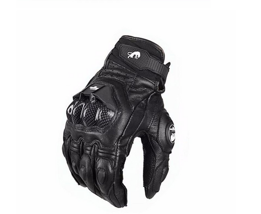 Guantes de Cuero con Forro de Terciopelo Resistentes al Viento para Hombre - Image 2