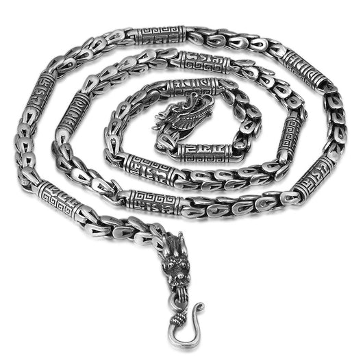 Collar Vintage Tailandés para Hombre en Plata Esterlina S925 - Image 3