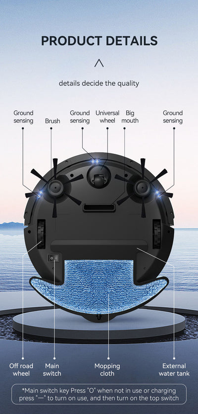 Robot Aspirador Inteligente con Mapeo, Tanque Grande y Control por App - Image 30