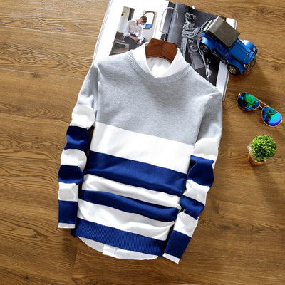Suéter de Cuello Redondo para Hombre - Pullover Trendy Estudiante - Image 4