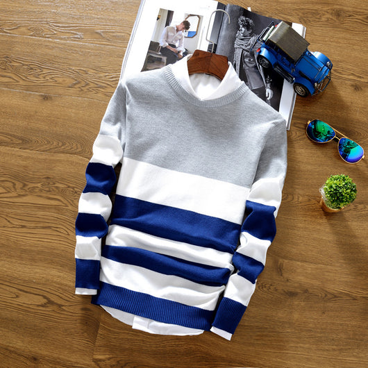 Suéter de Cuello Redondo para Hombre - Pullover Trendy Estudiante - Image 4