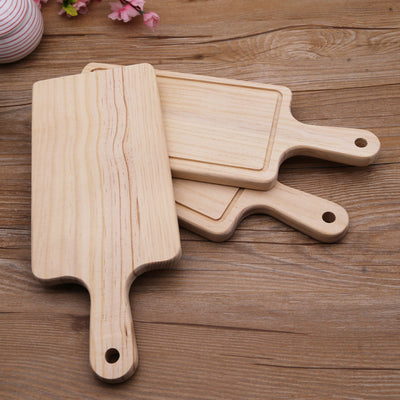 Tablas de Corte de Madera Natural con Asa - 2 Tamaños para Cocina y Panadería - Image 4