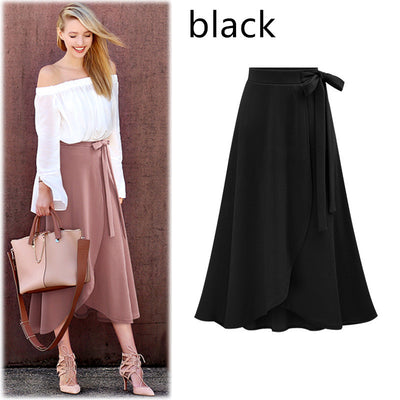 Falda Midi con Cordones Elegante para Mujer - Image 14