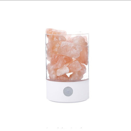 Lámpara de Sal Cristal Romántica para Dormir - Image 8