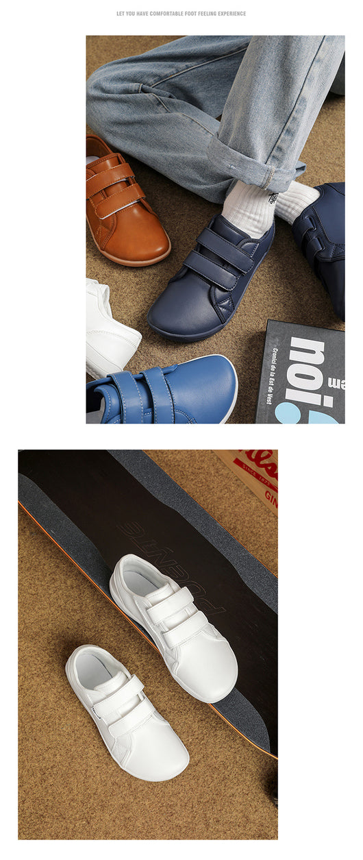 Zapatos Casuales de Cuero Ancho con Velcro para Hombre y Mujer Talla Grande - Image 34