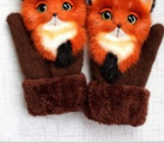 Manoplas Cálidas con Diseño de Animales para Otoño e Invierno - Image 4