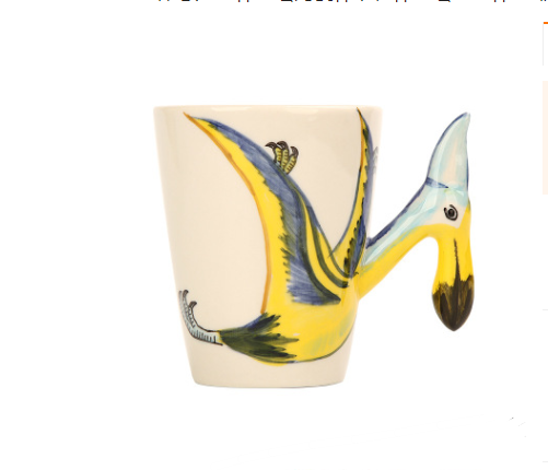 Taza de Cerámica 3D con Dinosaurio Pintado a Mano - Taza Artesanal para Café - Image 5