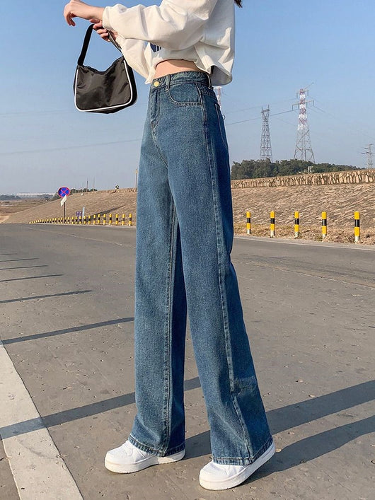Pantalones Vaqueros Anchos y Holgados para Mujer - Denim Baggy Moderno - Image 4