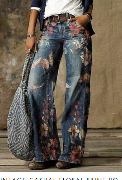 Pantalones Vaqueros Rectos para Mujer