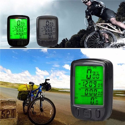 Computadora de Bicicleta con Pantalla LCD Táctil Bilingüe Impermeable