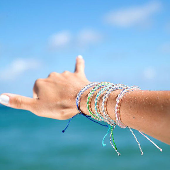 Pulsera de Cristal con Cuentas Brillantes