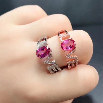 Anillo Ovalado Dos Colores - Carta de Amor para Mujer - Image 7