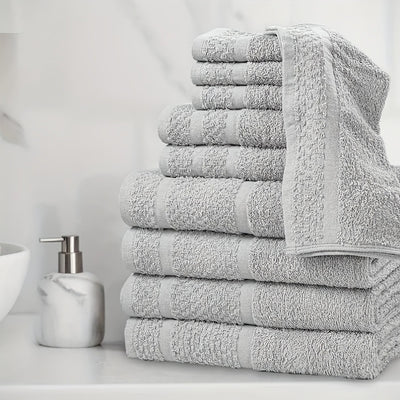 Juego de 10 Toallas de Baño 100% Algodón Absorbente Premium - Image 10