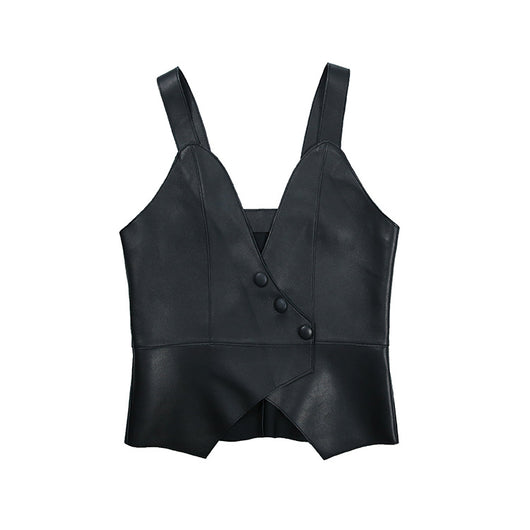 Chaleco Slim Escote V Talla Pequeña - Image 12