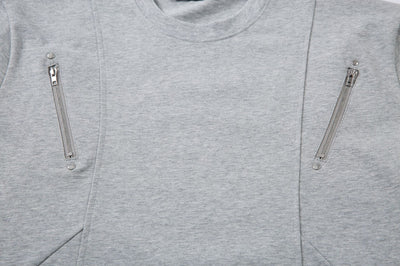 Playera de Manga Corta con Costuras de Personalidad - Image 16