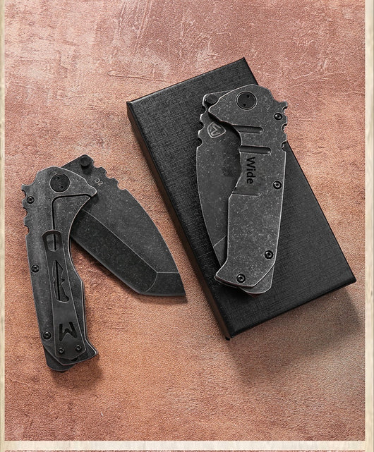 Cuchillo Táctico Plegable de Acero Reforzado para Aventuras al Aire Libre - Image 13
