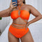 Bikini Talla Grande Clásico con Detalle Cruzado
