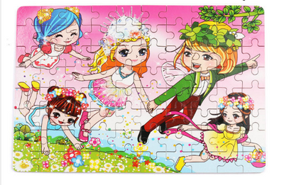 Set de 80 Juguetes Educativos de Madera con Puzzles de Animales - Image 7