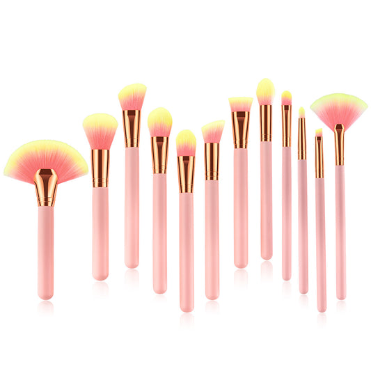 Set de 12 Brochas de Maquillaje Profesional