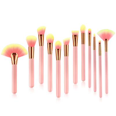 Set de 12 Brochas de Maquillaje Profesional