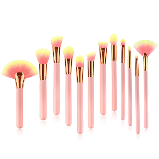 Set de 12 Brochas de Maquillaje Profesional