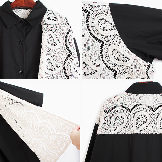 Falda Blusa de Encaje Tejido a Crochet - Image 2
