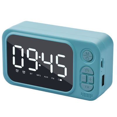 Reloj Despertador Parlante Bluetooth Portátil con Radio FM - Image 9
