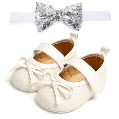 Zapatos Blandos para Bebé con Cinta Diadema - Suela Antideslizante - Image 2