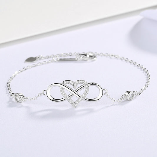 Pulsera de Plata Esterlina con Diamantes - Joyería de Lujo