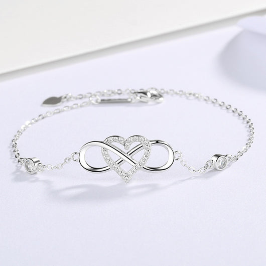 Pulsera de Plata Esterlina con Diamantes - Joyería de Lujo
