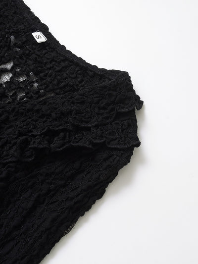Blusa Ajustada de Encaje con Mangas Largas para Primavera y Verano - Image 20