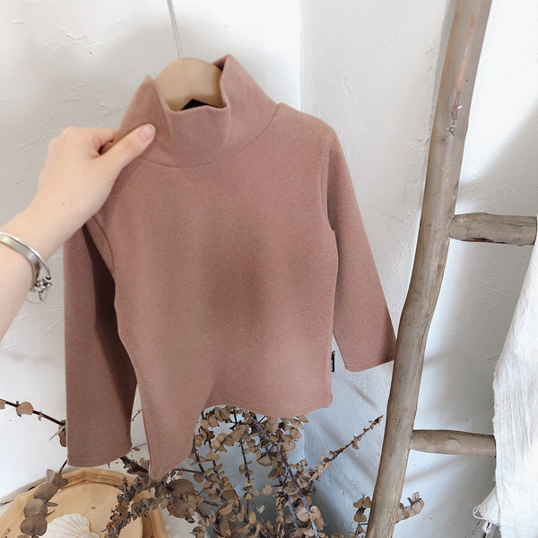 Polera Térmica de Cuello Alto y Manga Larga