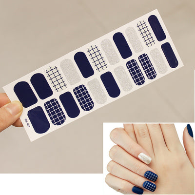 Stickers de Uñas Navideños Impermeables con Letras de Colores - Image 22