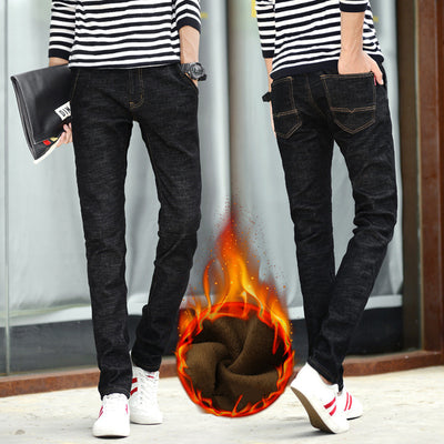 Pantalones Vaqueros Gruesos y Cálidos en Terciopelo - Image 12