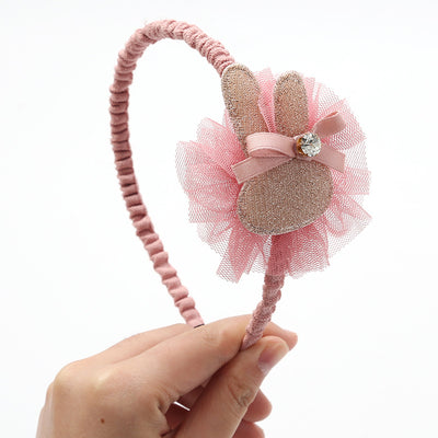 Diadema Infantil Antideslizante con Moño y Encaje - Image 20