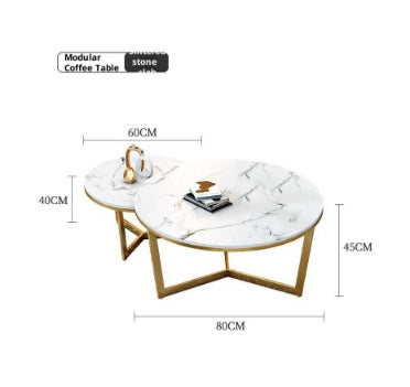 Conjunto de Sofá y Mesa de Café Ejecutivo Lujo Minimalista - Image 2
