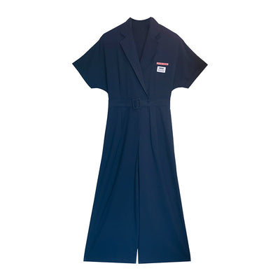 Jumpsuit Elegante de Corte Recto y Escote en V - Image 2