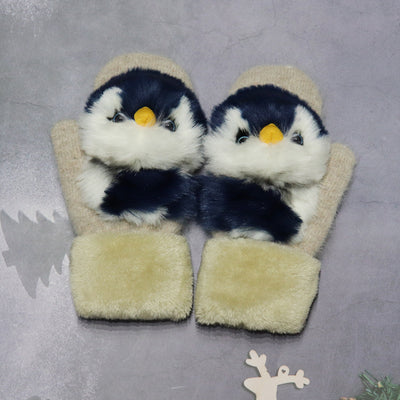 Guantes Térmicos Infantiles de Felpa con Diseños de Animales - Image 21