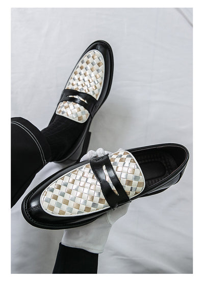 Zapatos de Cuero Casual con Punta Afilada para Hombre - Image 8