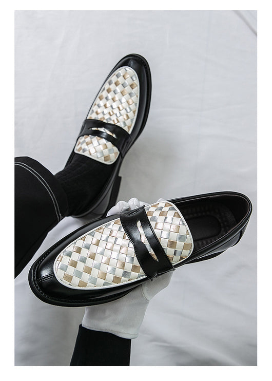 Zapatos de Cuero Casual con Punta Afilada para Hombre - Image 8