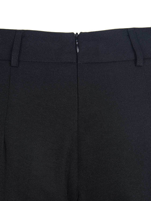 Pantalón Cropped Cintura Alta con Tirantes y Pierna Ancha - Image 17
