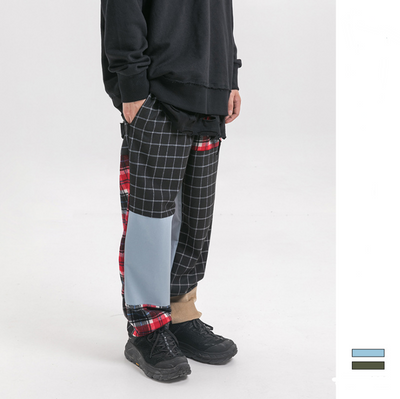 Pantalones Casuales con Costuras de Contraste - Image 3