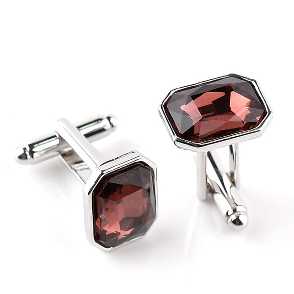 Accesorios de Camisa Diamante de Cristal Multicolor - Estilo Sofisticado