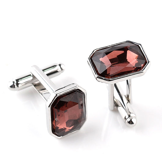 Accesorios de Camisa Diamante de Cristal Multicolor - Estilo Sofisticado