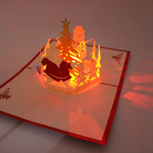 Tarjeta de Felicitación con Corte 3D en Papel - Image 9