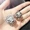 Anillo de Plata con Oro, Esmeraldas y Detalles en Verde