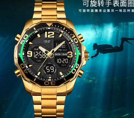 Reloj Espiral Acero Inoxidable para Hombre Estilo Asiático - Image 3