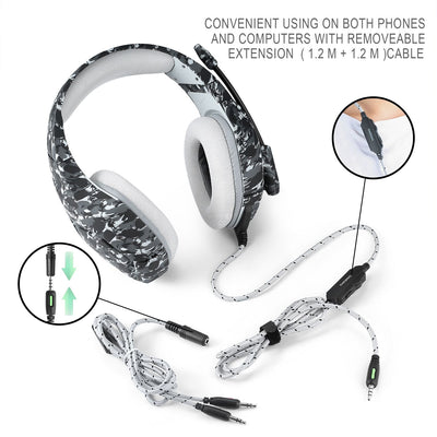 Auriculares Gaming Camuflaje Destruction - Image 3