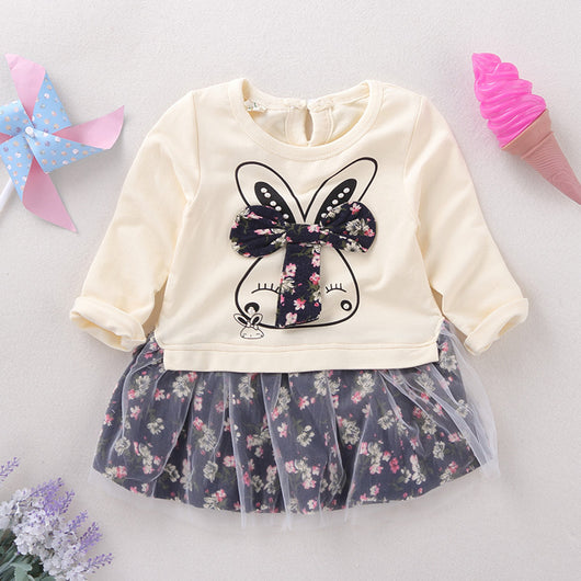 Vestido Infantil Otoño Manga Larga para Niñas 0-5 Años - Image 6